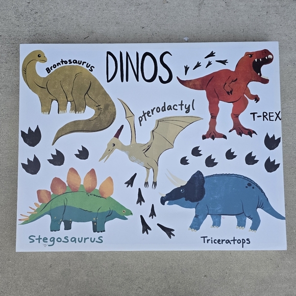 Dinosaur Designs Other - Dinos Canvas Art Print